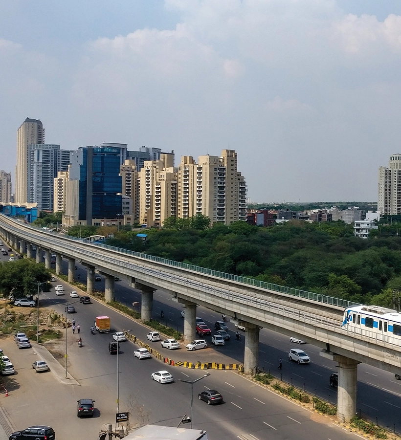 Exterior view of Reach Airia Corporate Tower building