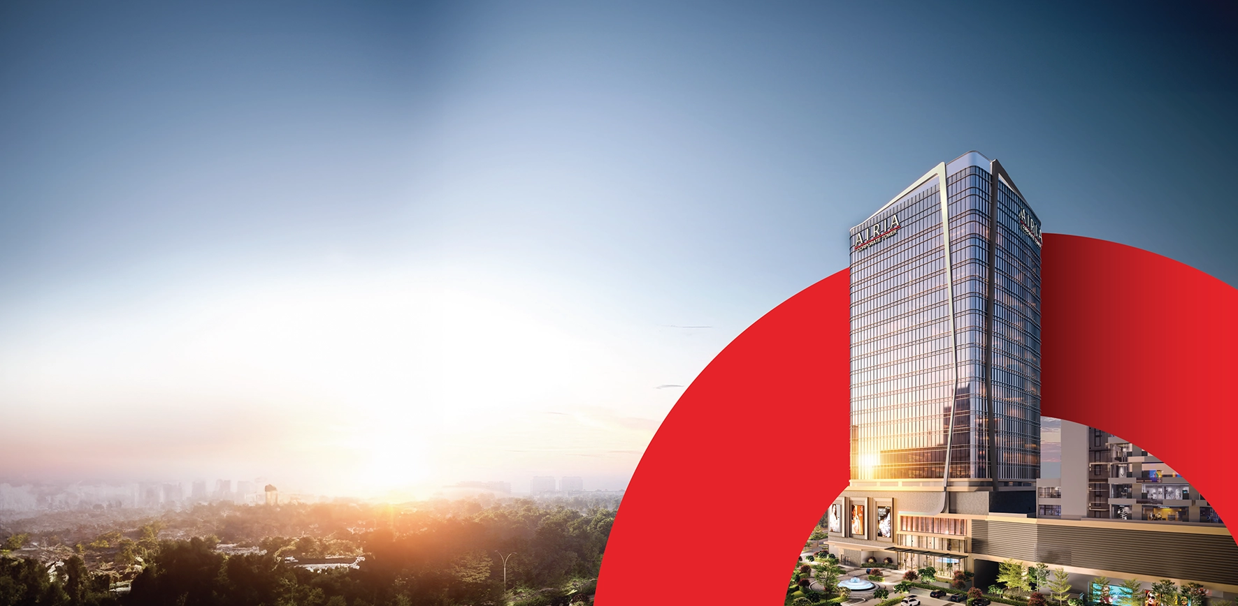 Main banner of Reach Airia Corporate Tower commercial project