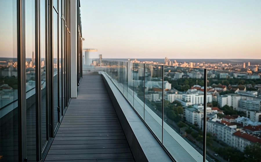Office spaces with floor-to-ceiling height at Reach Airia Corporate Tower
